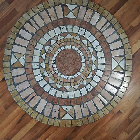 The Mosaic In Old Apartment